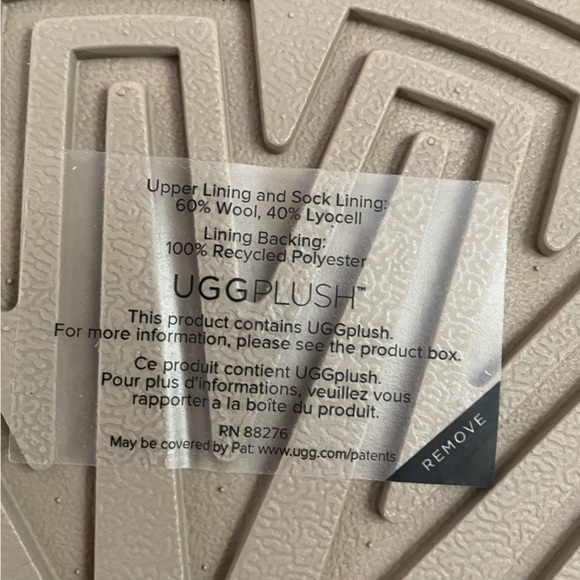 UGG Tazz Platform Slipper Mustard Seed Size 10 - Picture 7 of 10